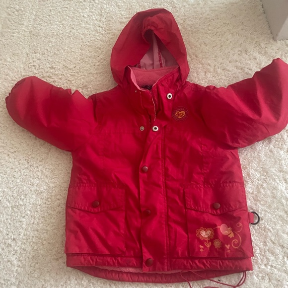 Souris Mini coat for girls red size 2 - Picture 3 of 5